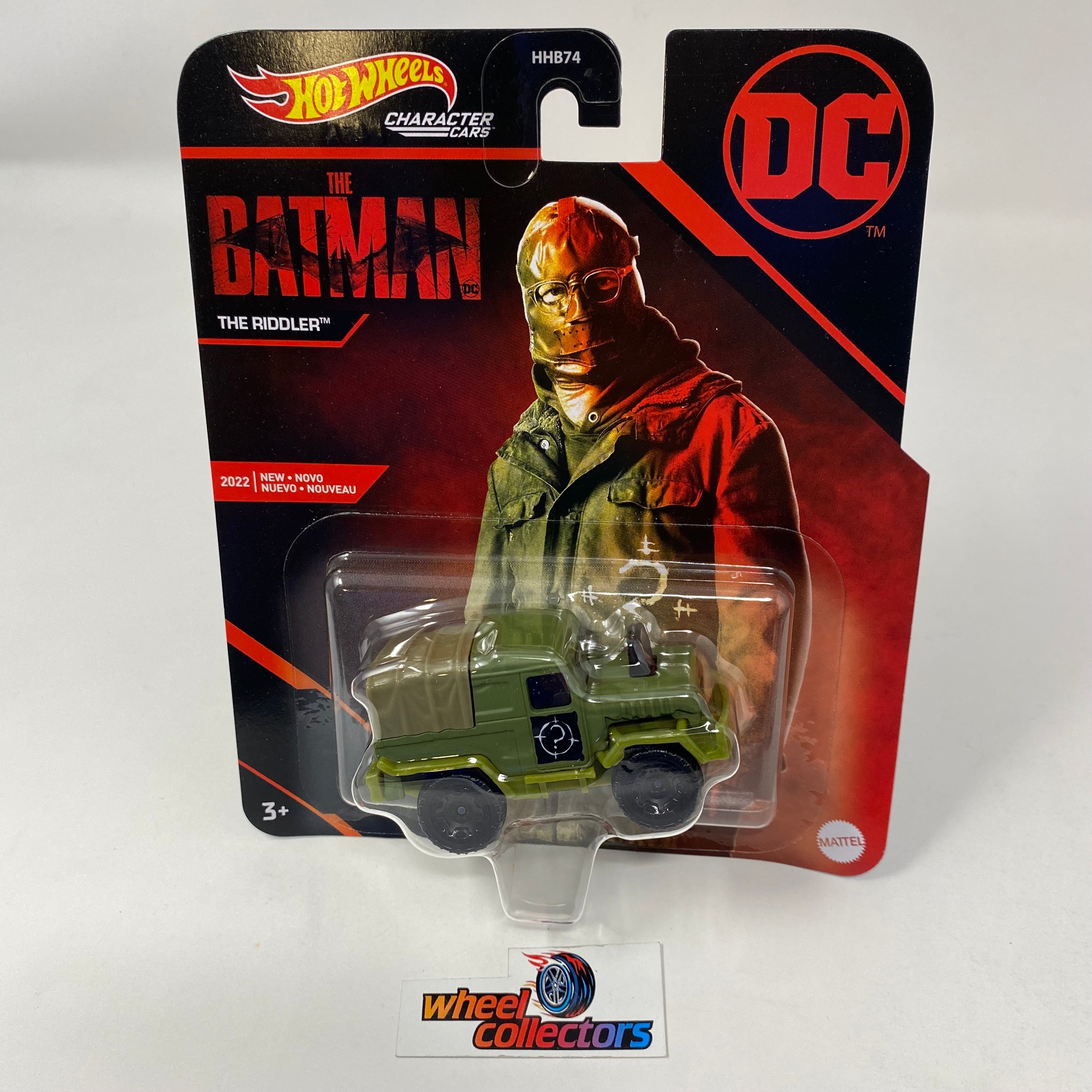 The Riddler THE BATMAN Movie * 2022 Hot Wheels Character Cars DC Comics、mySite、hgirdovlk
