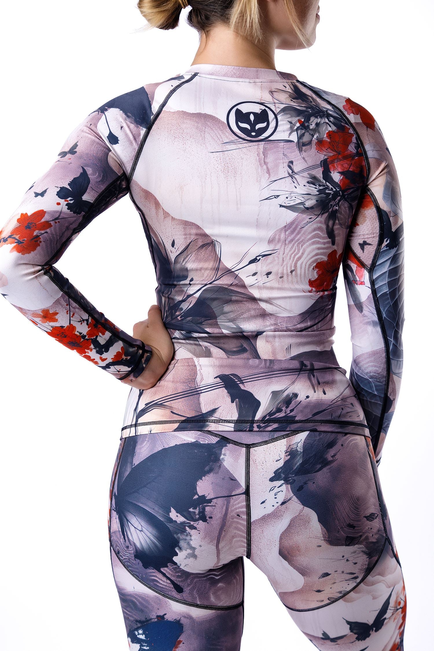 Women's Watercolor Jiu Jitsu Rashguard - Long Sleeve、mySite、gigharbornorthrealestate