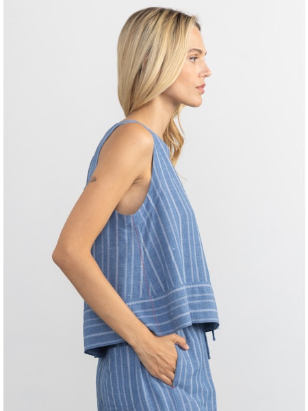 Margaret O'Leary Avery Button Back Top、mySite、noshort