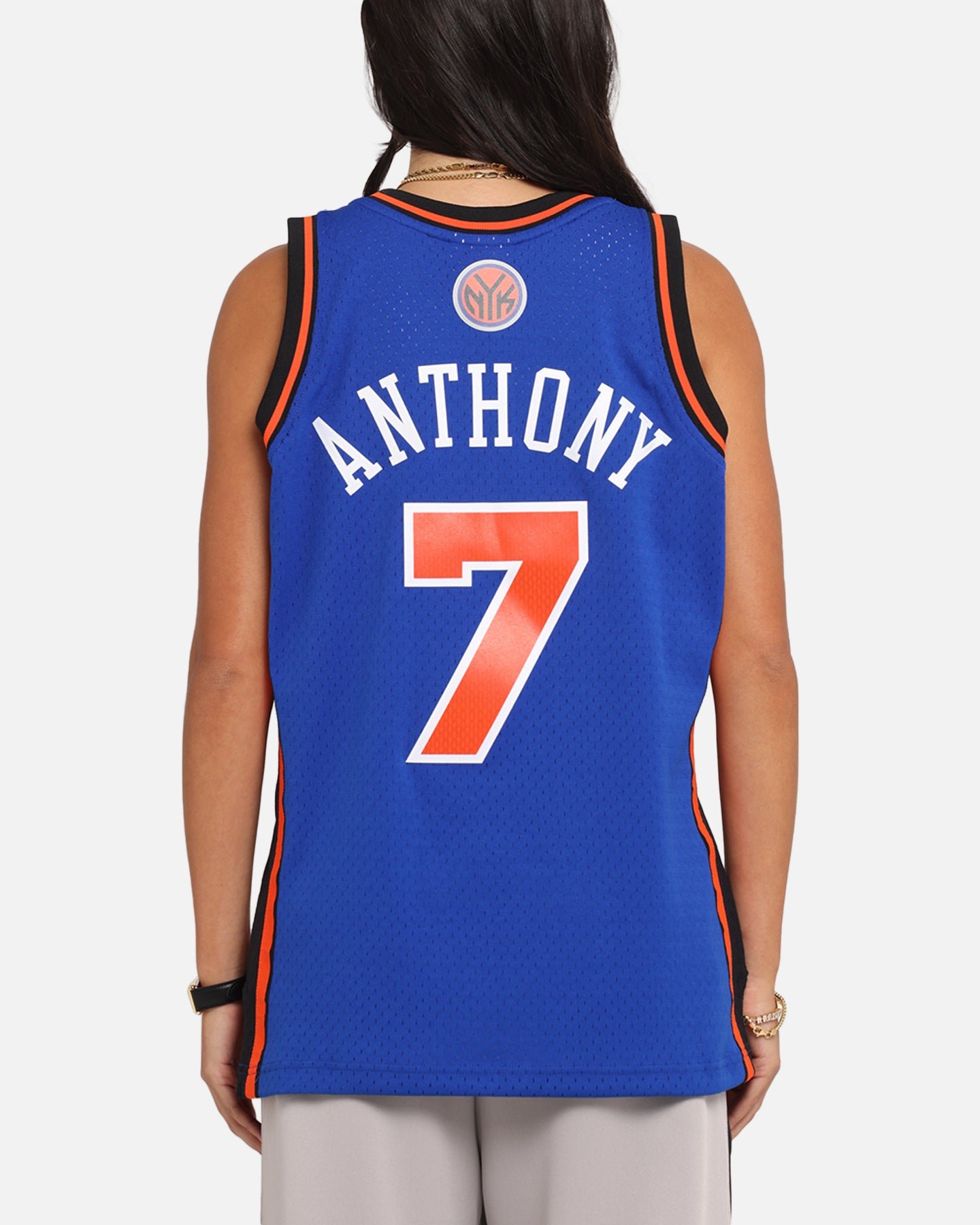 Mitchell & Ness New York Knicks Carmelo Anthony 2010 Dark Jersey Royal、mySite、zt4zffjzw