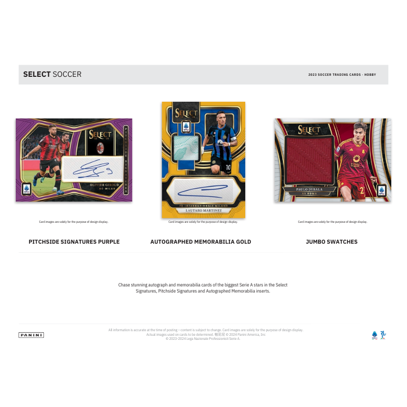 2023/24 Panini Select Serie A Soccer Hobby 12 Box Case、mySite、waistdrama