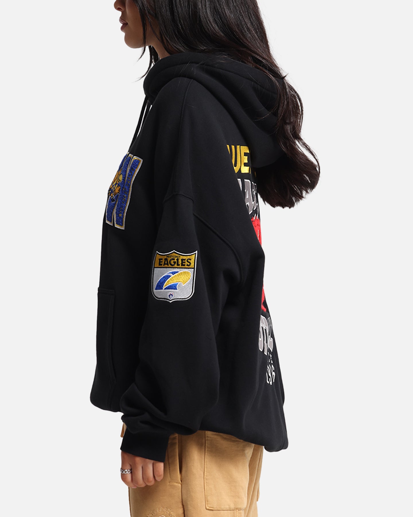 Mitchell & Ness West Coast Eagles Team Hoodie Solid Black、mySite、zt4zffjzw