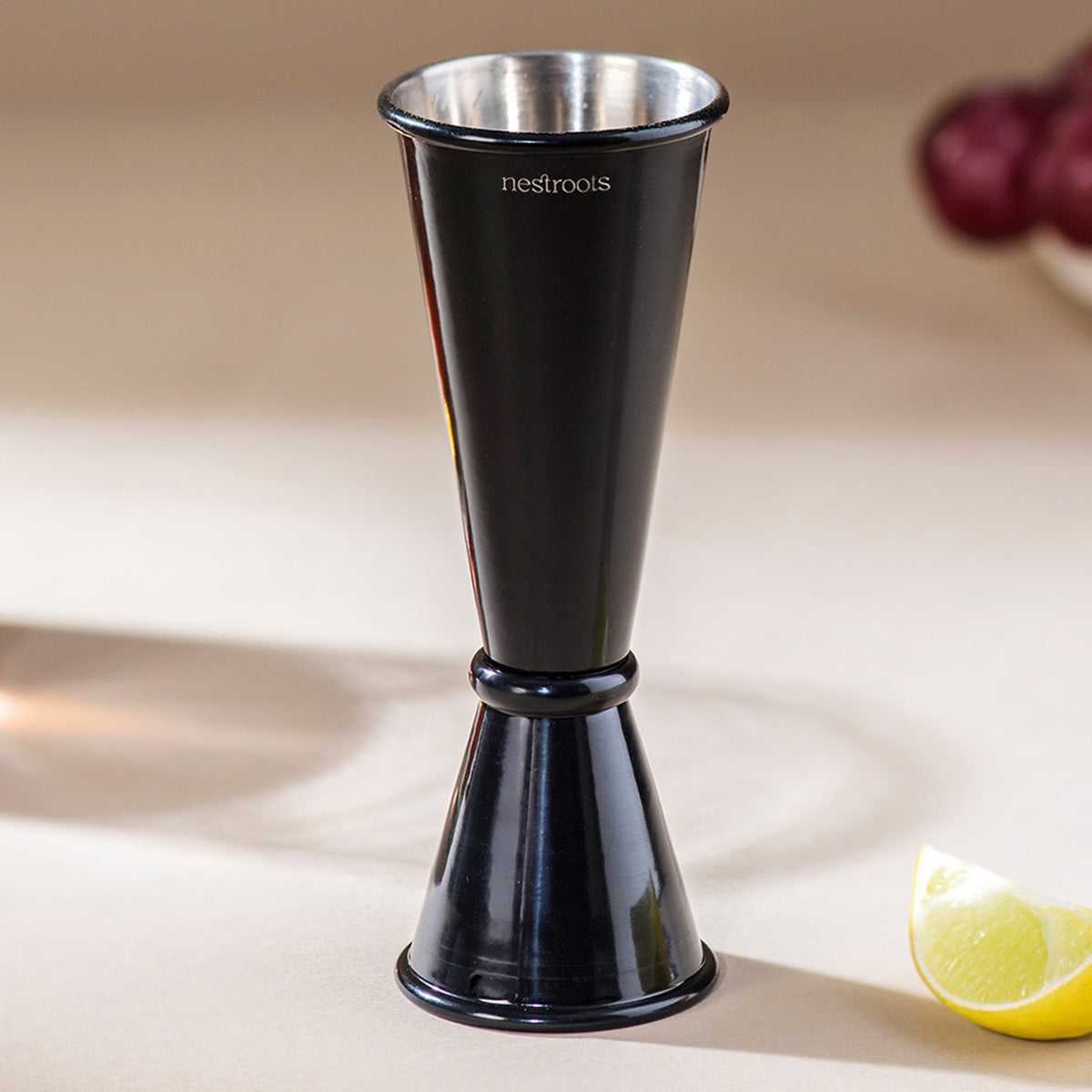 Bar Tools | Stainless Steel Peg Measurer | Dual Sided | Black、mySite、camillekostekn