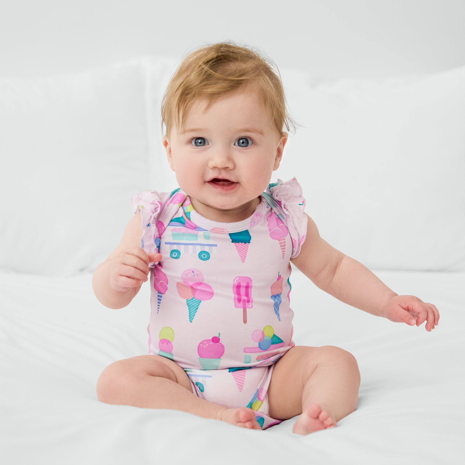 Pink Sweet Scoops Flutter Bodysuit、mySite、g9winljtr