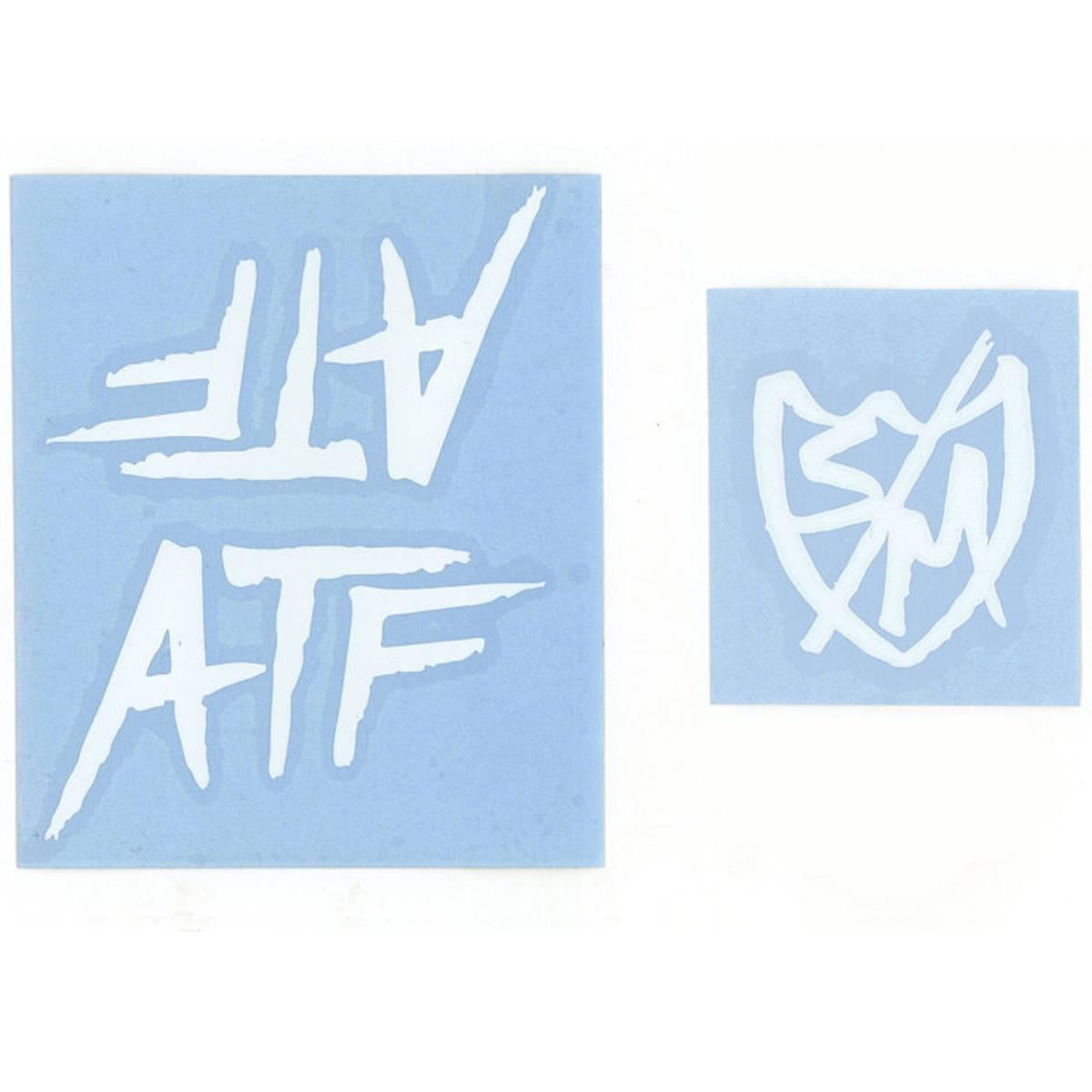 S&M ATF Frame Decal Sticker Set - White、mySite、merchandisen