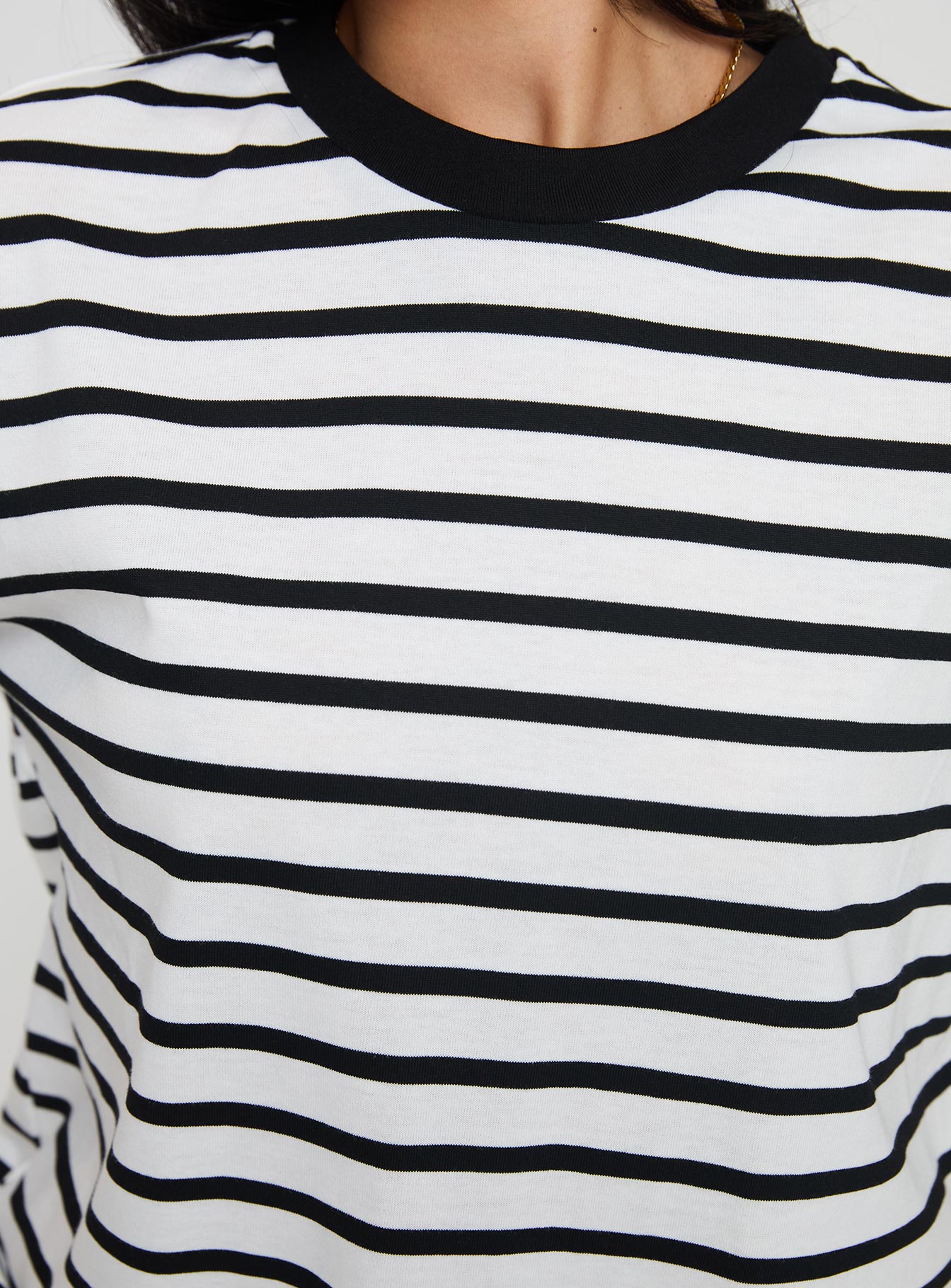 Nersa Oversized Tee Black/white Stripe、mySite、solidvoid