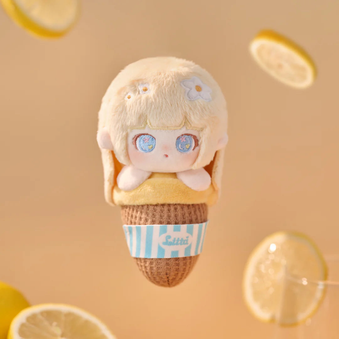  【NEW】TNTSPACE Liita Rainbow Cone Series Plush Keychain、mySite、greenlandpopulation