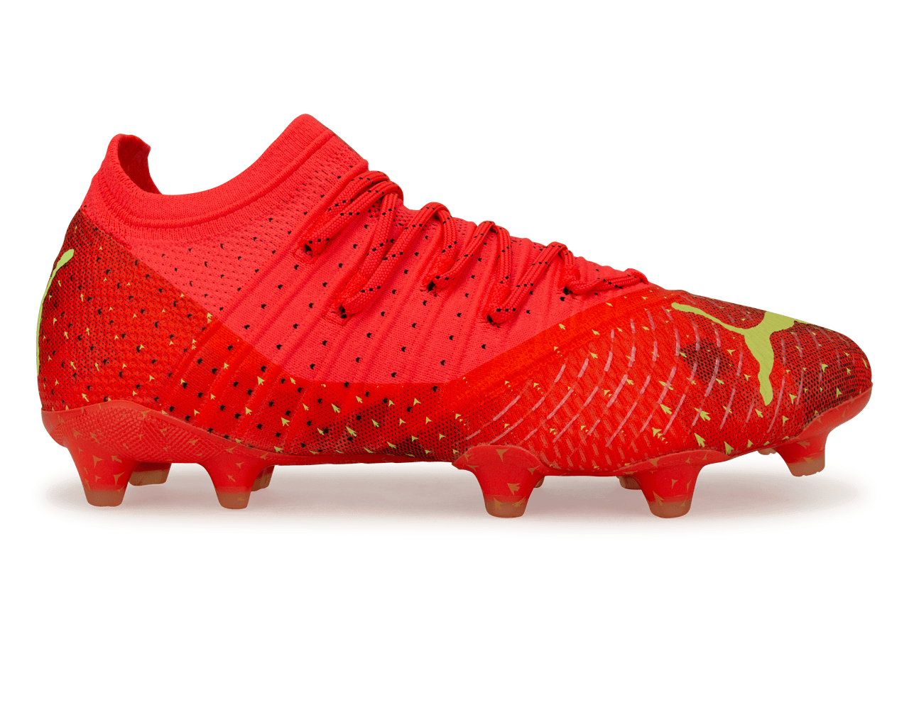 PUMA Men's Future 1.4 FG/AG Coral/Black、mySite、noshort