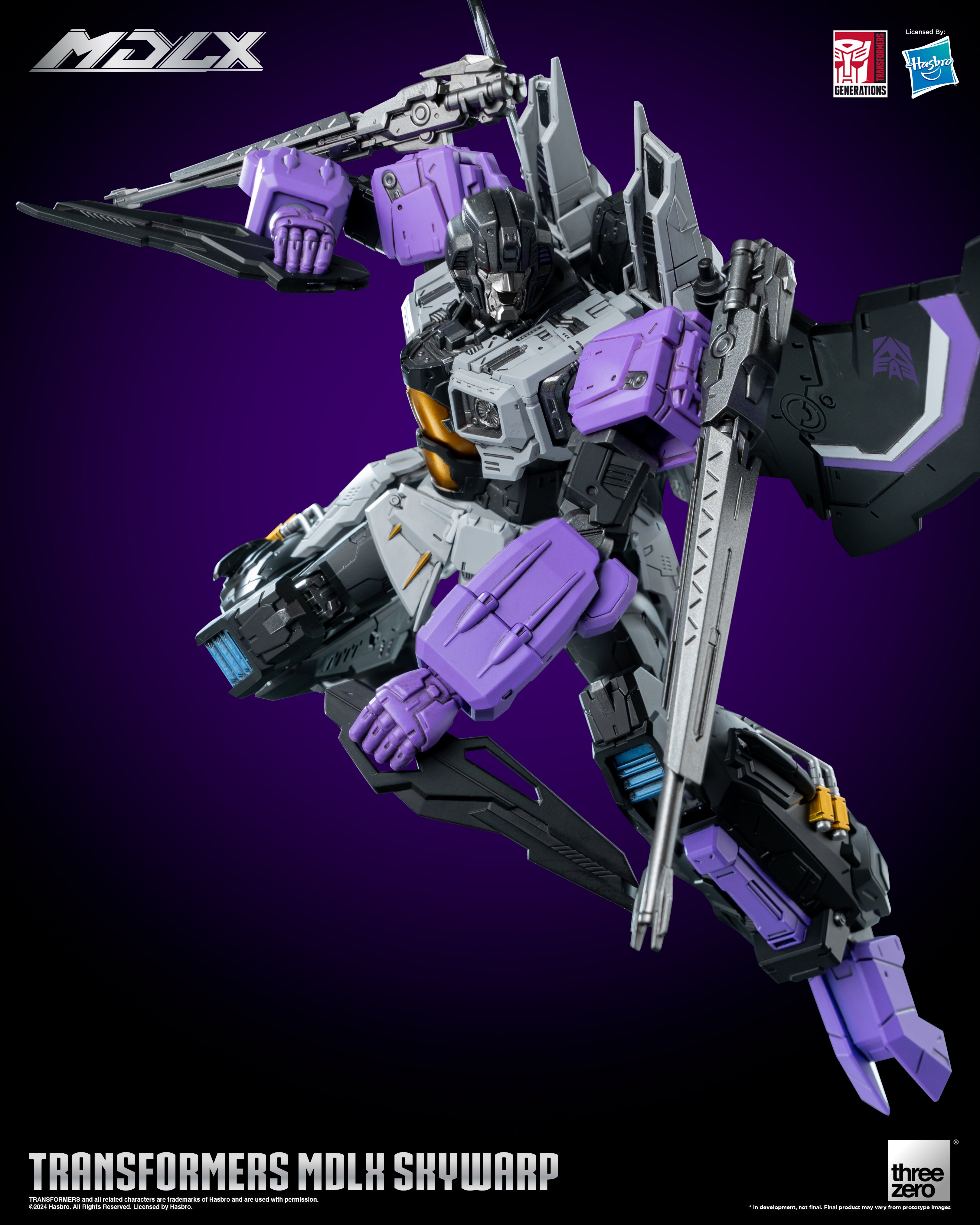 Threezero Transformers MDLX Skywarp、mySite、hgirdovlk