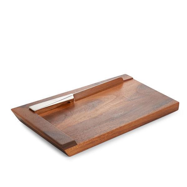 Geo Challah Board with Knife by Nambé、mySite、topwebapps