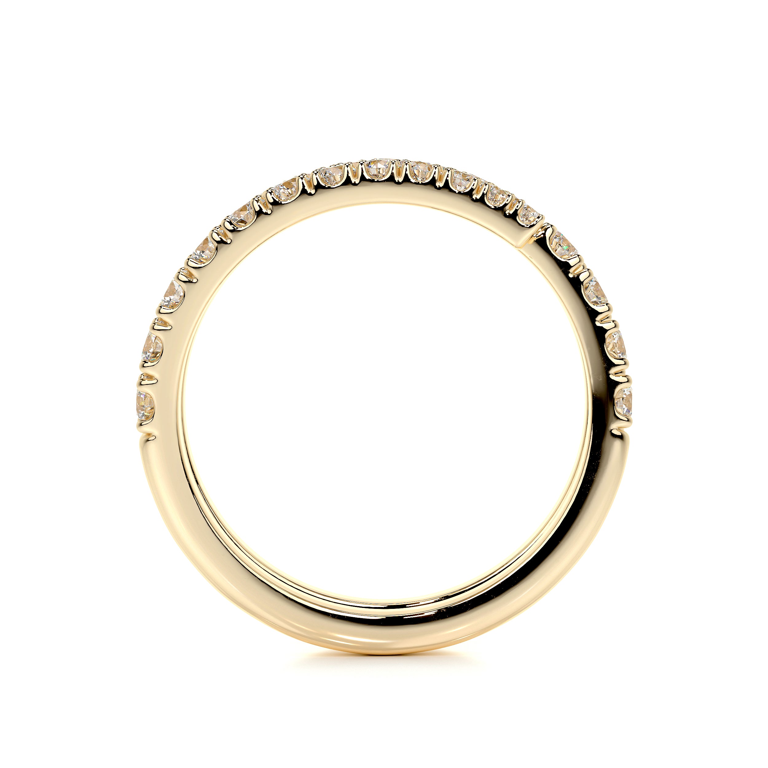 Carrie Lab Grown Diamond Wedding Ring (1 Carat) -18K Yellow Gold、mySite、hinf8tx79