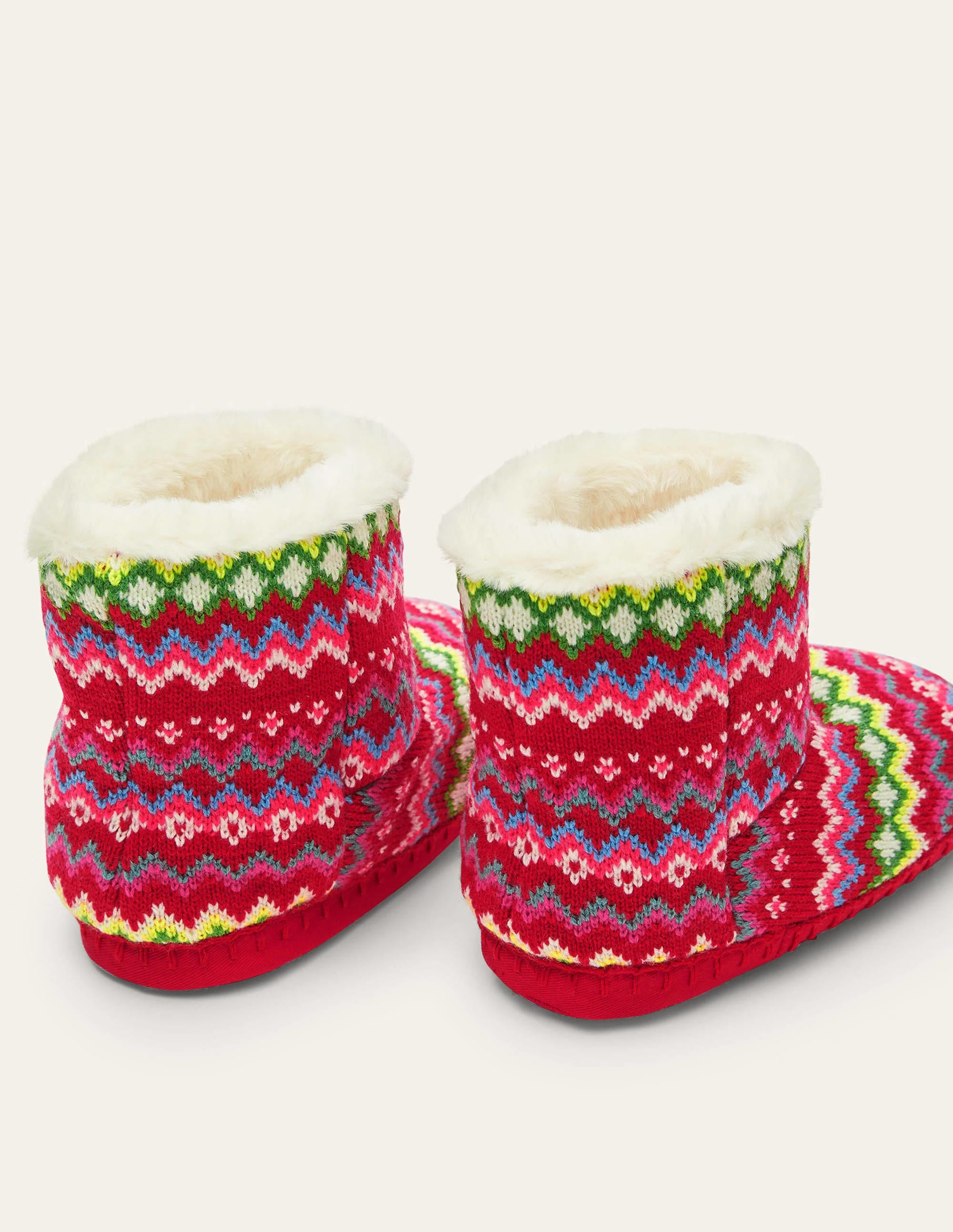  Slipper Boots-Multi Fairisle、mySite、ashleygrahame