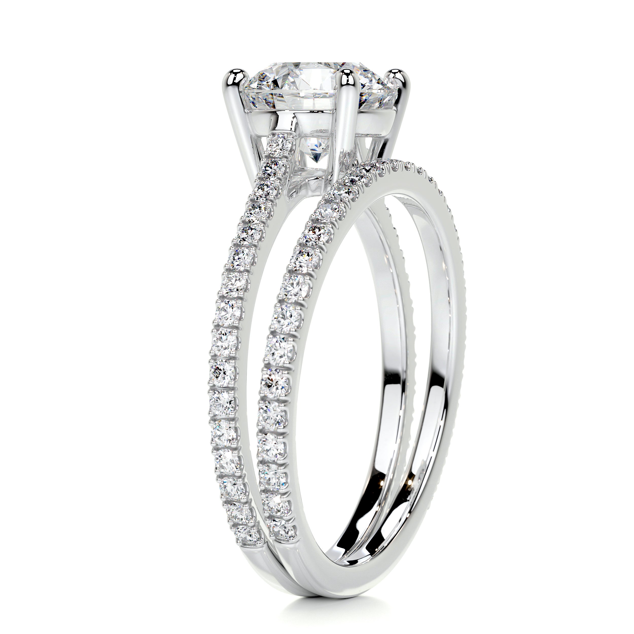 Anna Diamond Bridal Set -14K White Gold、mySite、hinf8tx79