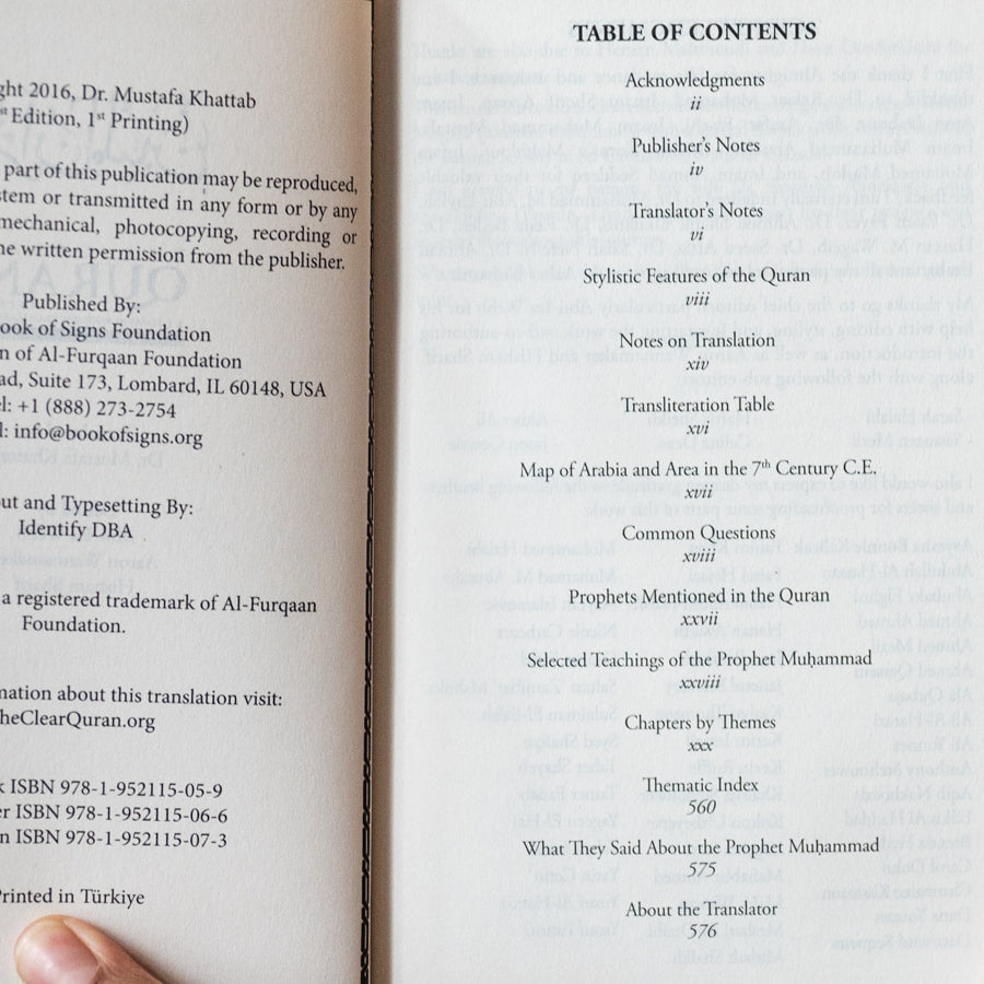 The Clear Quran (English Only) Single Column HB、mySite、topwebapps