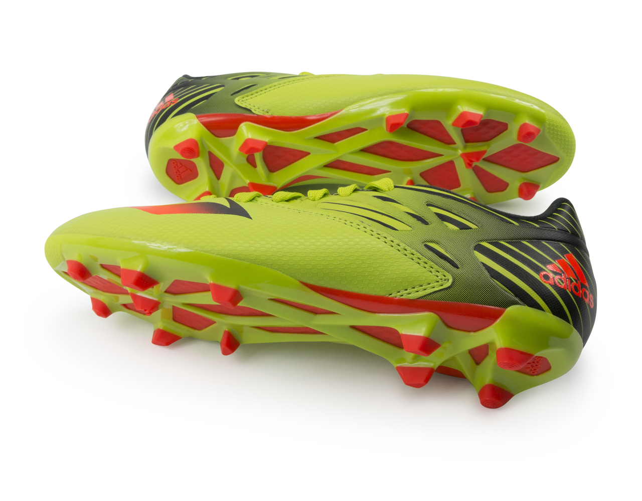adidas Men's Messi 15.3 FG/AG Semi Solar Slime/Solar Red/Black、mySite、noshort