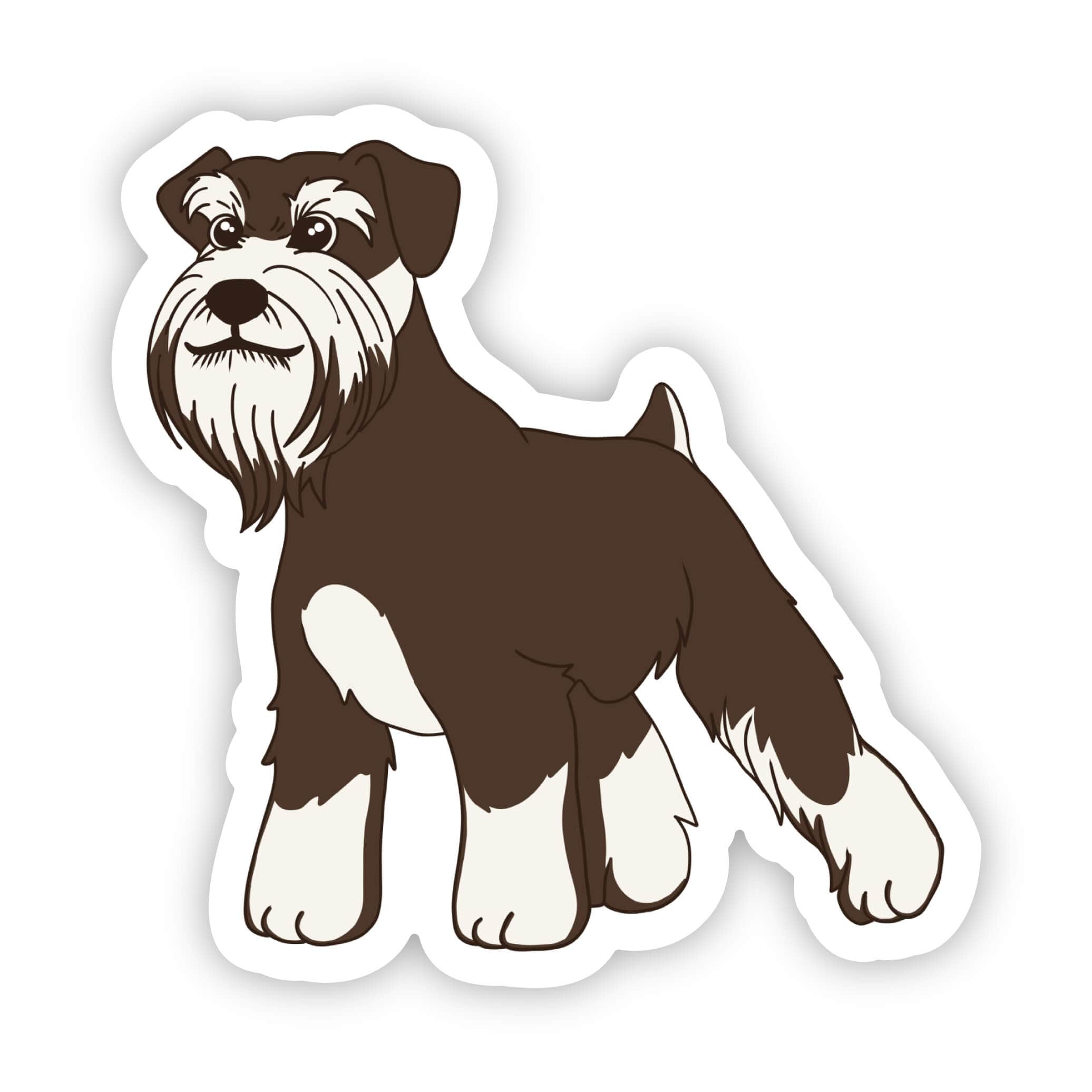  Schnauzer Dog Sticker、mySite、elrpsem3k