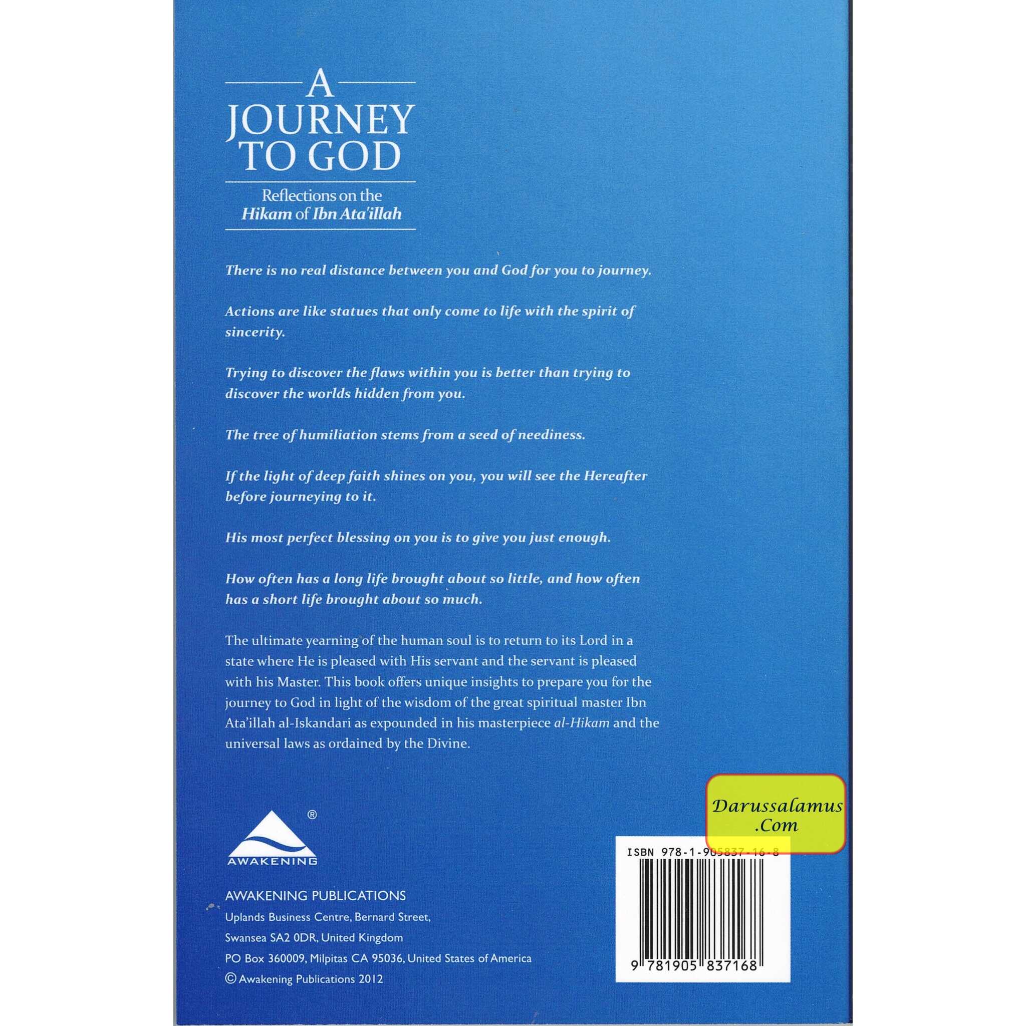 A Journey to God Reflections on the Hikam of Ibn Ata'illah By Jasser Auda、mySite、topwebapps