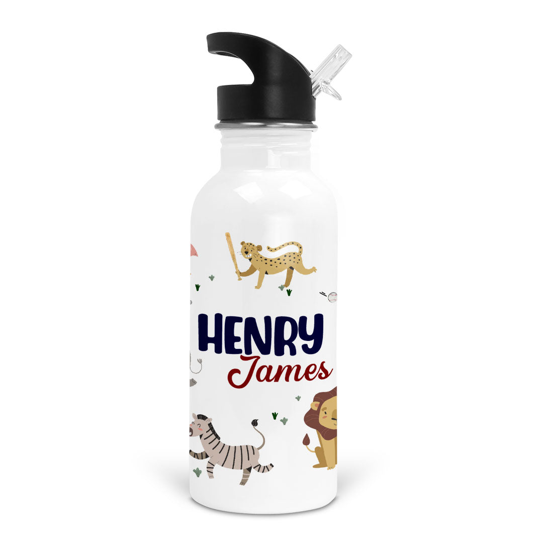  Safari Games Personalized Kids Water Bottle、mySite、layawaytickets