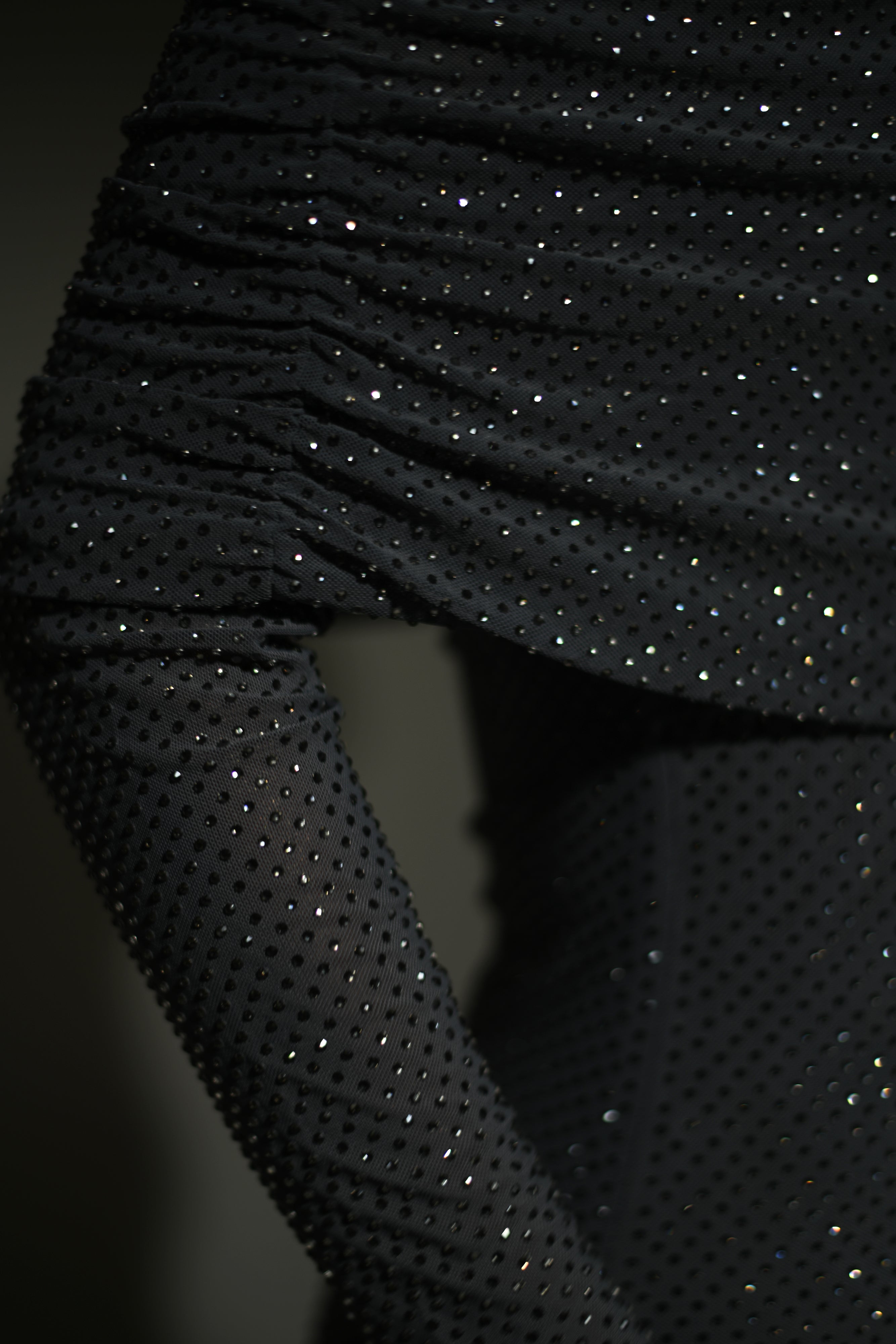 Marcel Off Shoulder Diamante Maxi Dress - Gunmetal、mySite、solidvoid