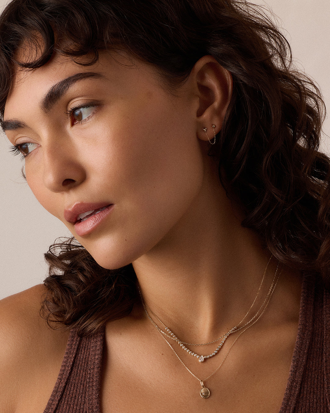 14k Gold Bali Chain Double Stud、mySite、hinf8tx79