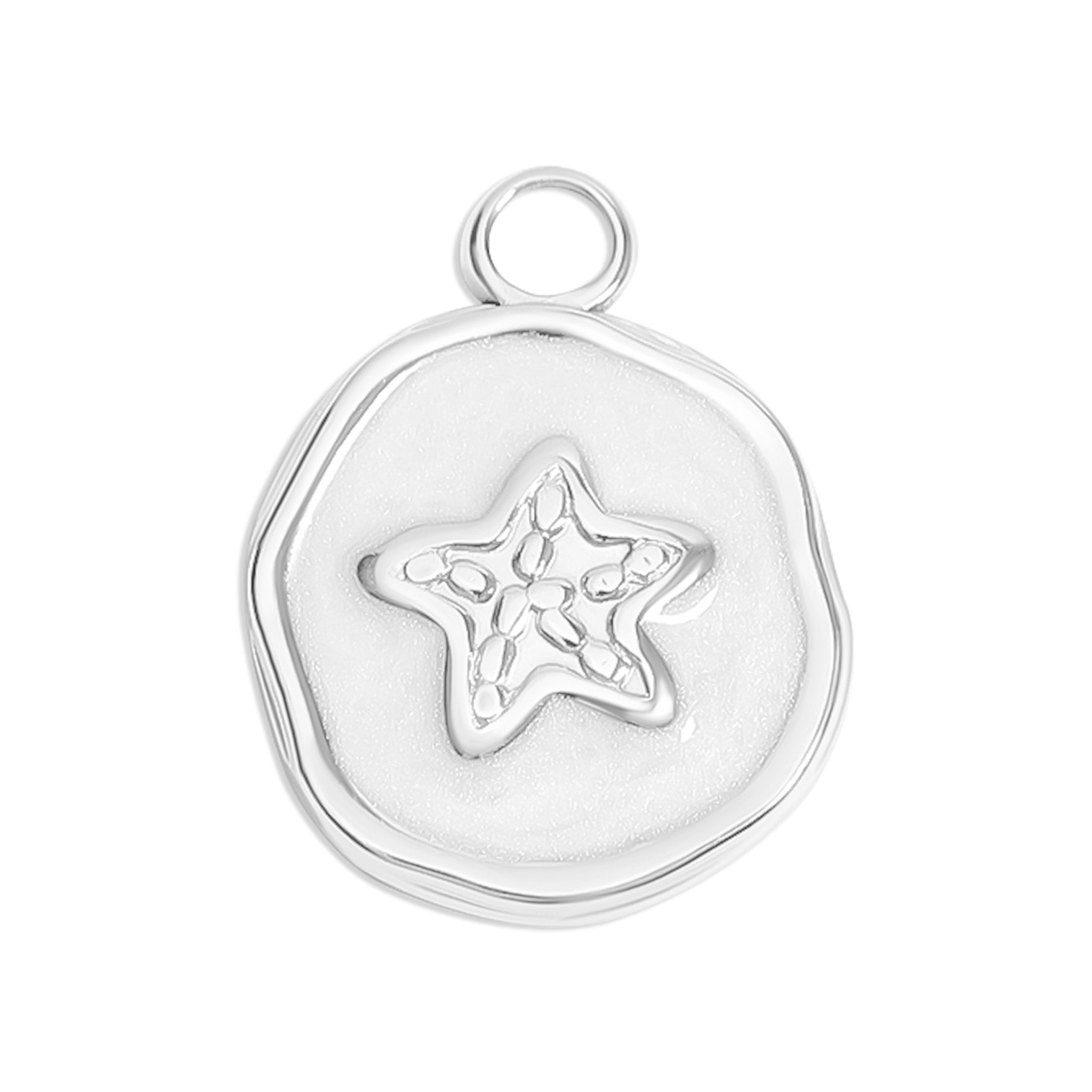 18K Gold PVD Starfish Epoxy Charm / PDL0223、mySite、dreamappss