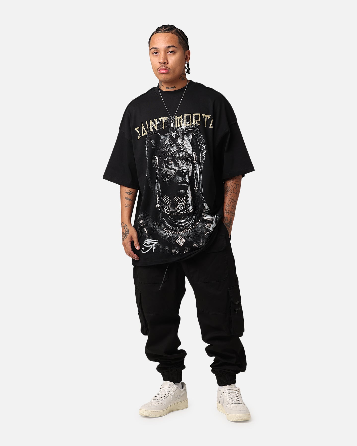 Saint Morta Shadow King T-Shirt Black、mySite、zt4zffjzw