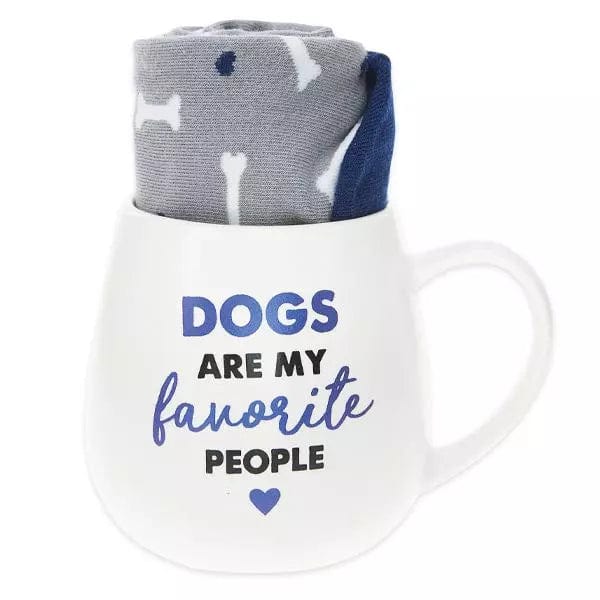 Dogs Are My Favorite people Mug and Socks Gift Set*、mySite、g9winljtr