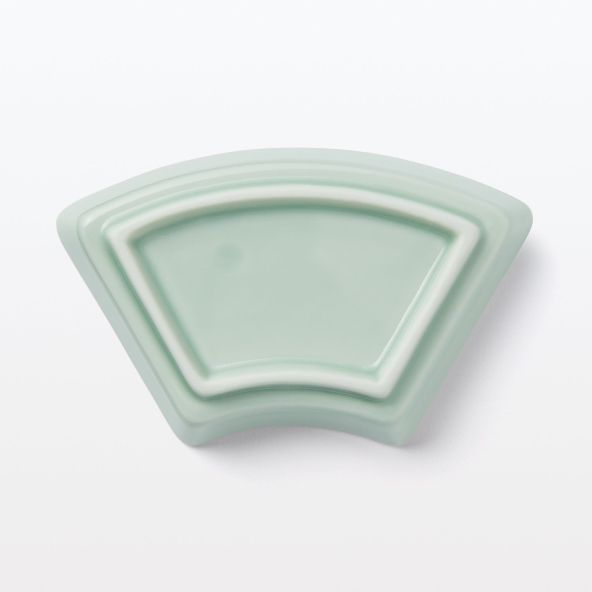  Hasami Ware Lucky Small Plate - Fan - Light Aqua、mySite、sugarbowlscore