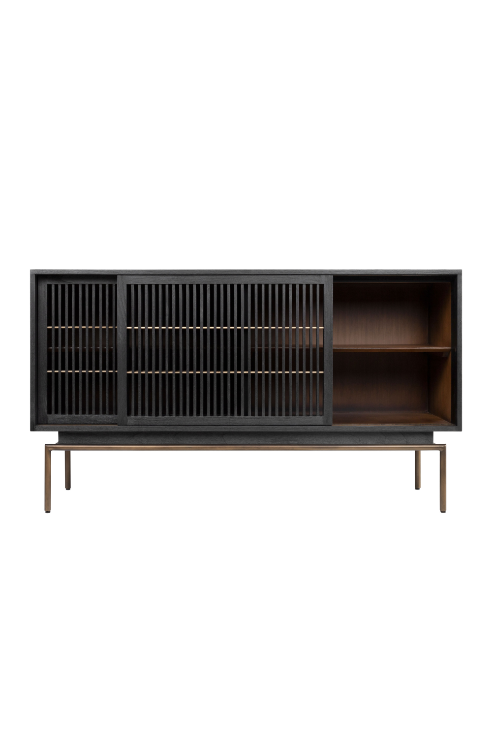 Black Mindi Wood Sideboard | Versmissen Tellem、mySite、neckold