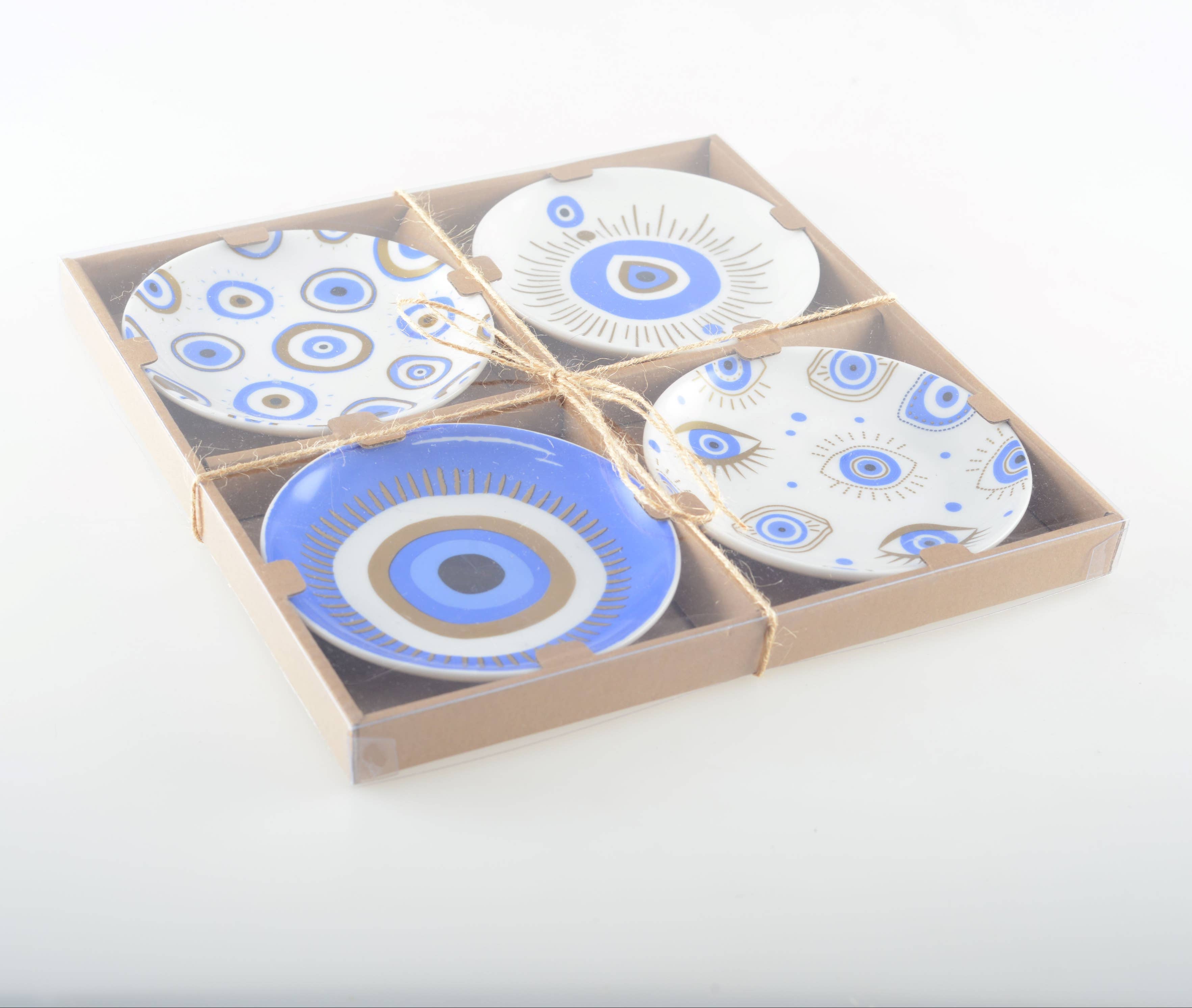 Blue Evil Eye Bowls – Set of 4、mySite、topwebapps