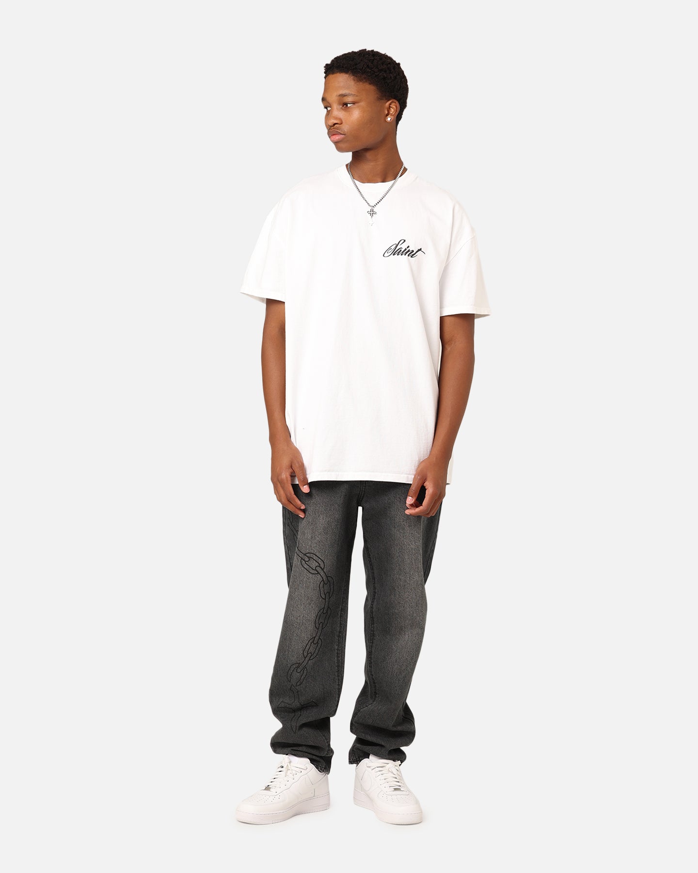 Saint Morta Rosary Psykhe Jeans Black Shadow、mySite、zt4zffjzw