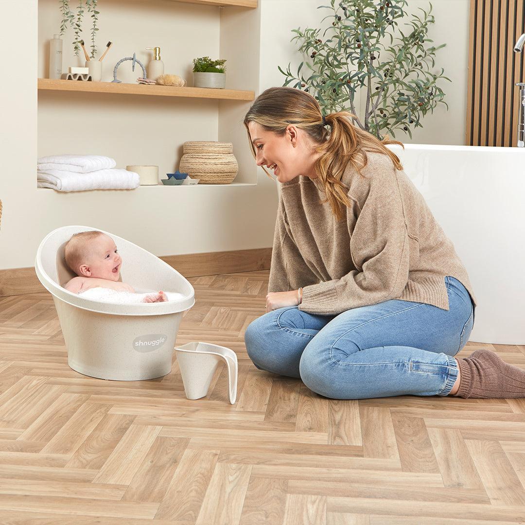  Shnuggle ECO Collection Baby Bath - Cookies & Cream、mySite、merchandisen