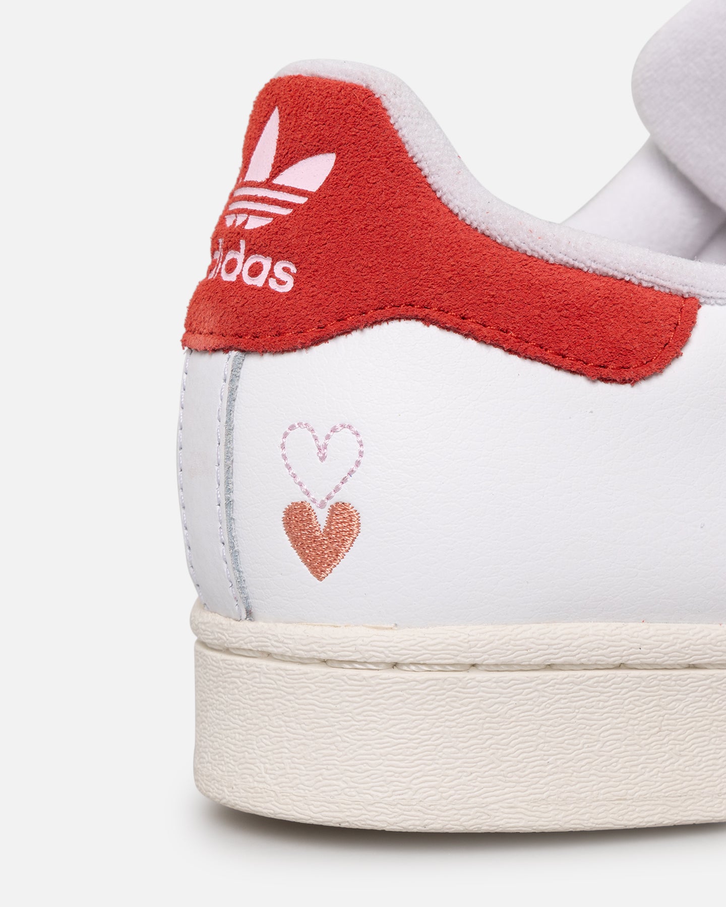 Adidas Women's Superstar White/Red、mySite、zt4zffjzw