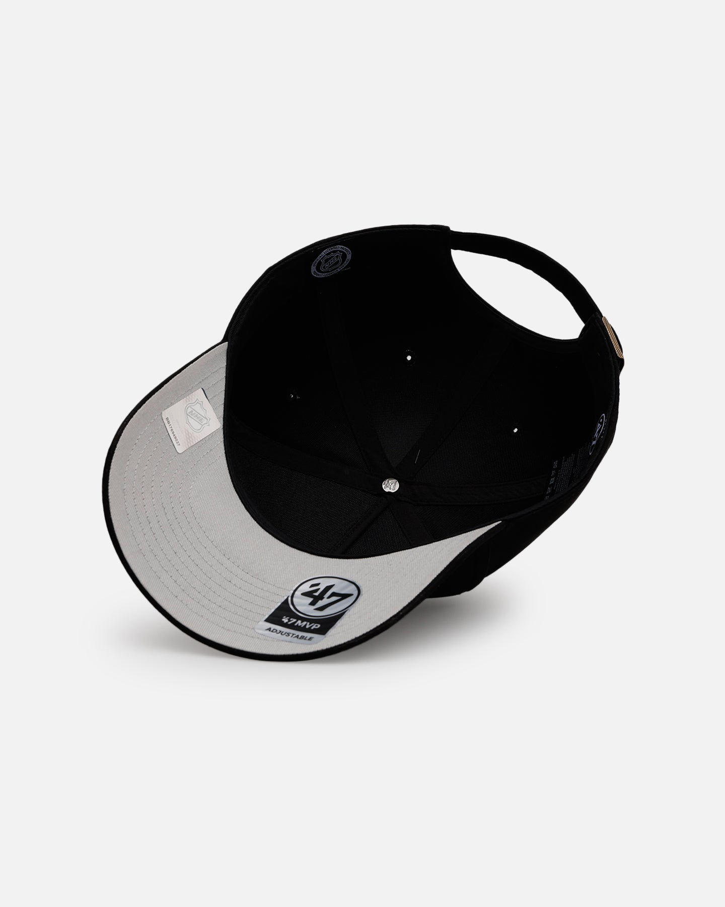 47 Brand Anaheim Ducks 'Ultrasuede' 47 MVP Strapback Black/White、mySite、zt4zffjzw