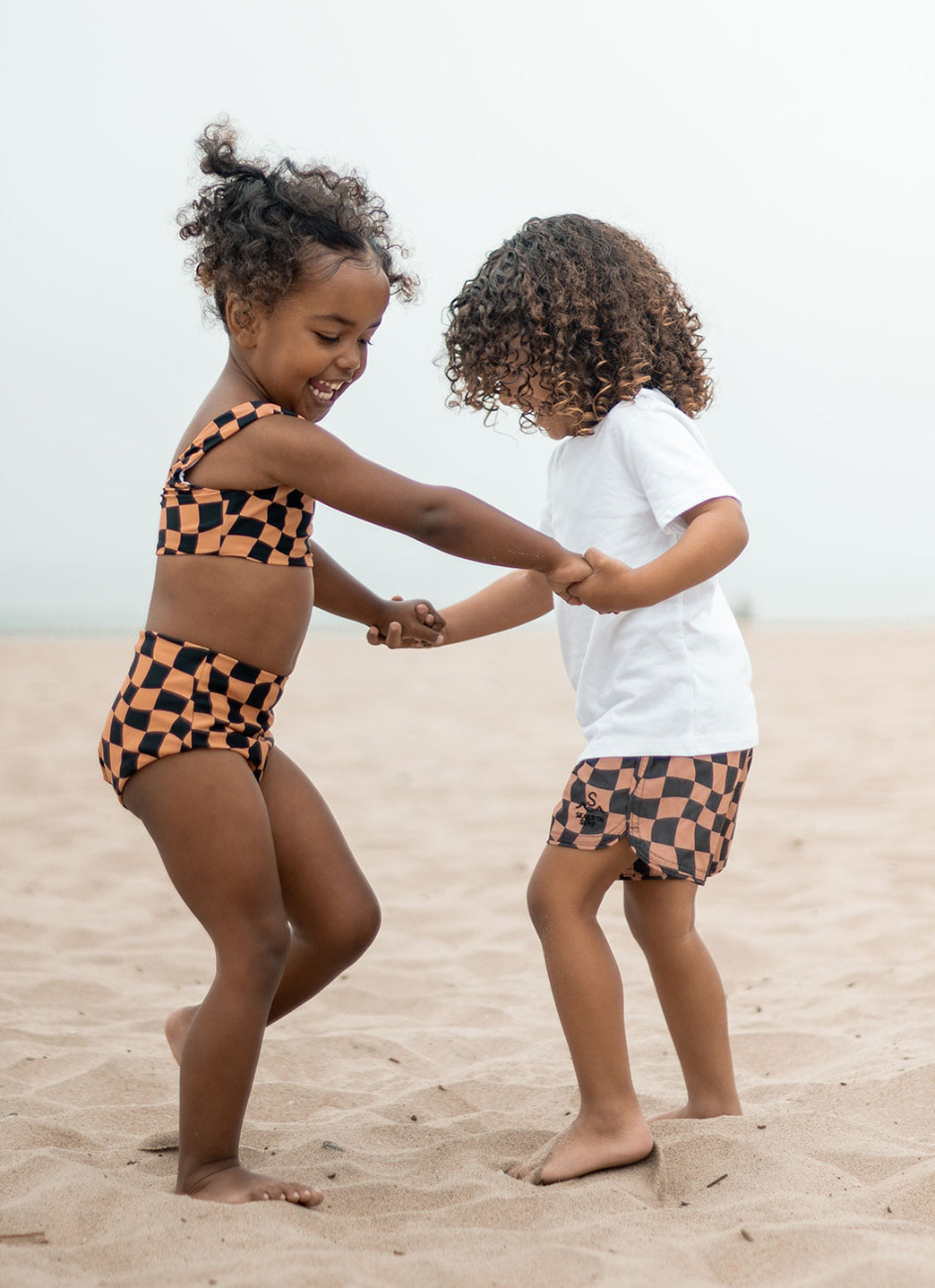 Seaesta Surf Boys' Print Scallop Retro Flare Board Short (Toddler, Little Kid, Big Kid)、mySite、noshort