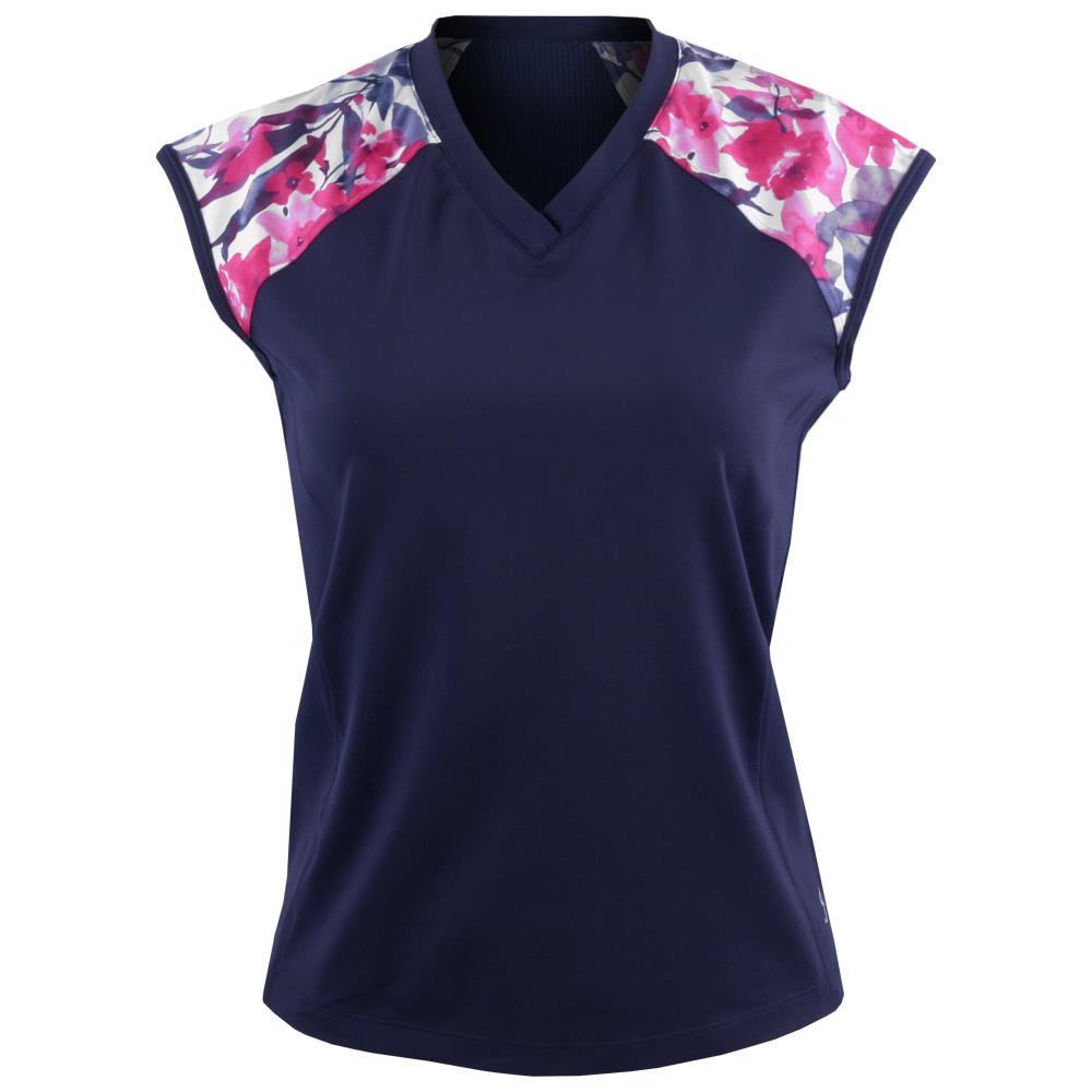 Sofibella Women's Bella Primavera Reglan Short Sleeve - Navy