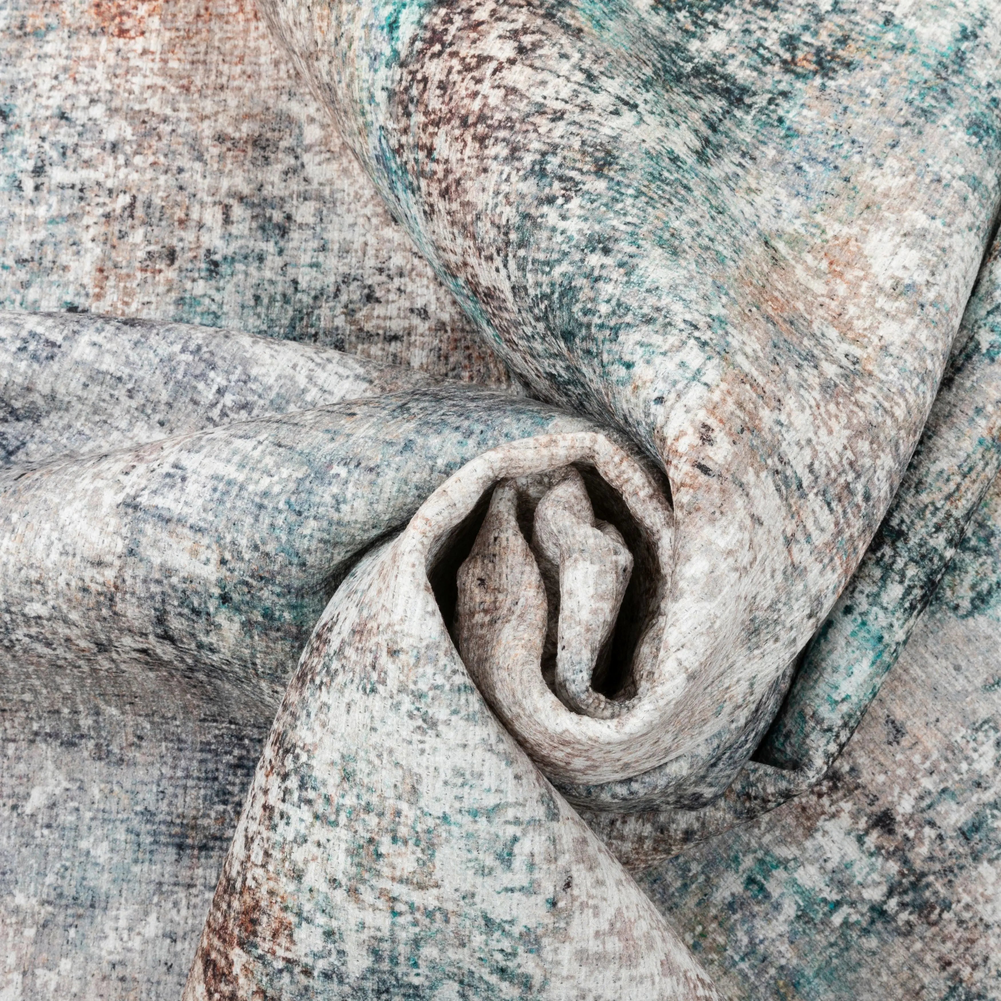 Amesti Machine Washable Light Blue Flat-Weave 5'3 x 7'3 Rug、mySite、gigharbornorthrealestate