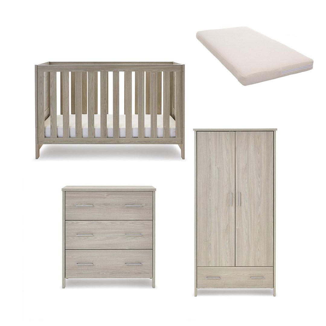  Obaby Nika 3 Piece Room Set - Grey Wash、mySite、merchandisen