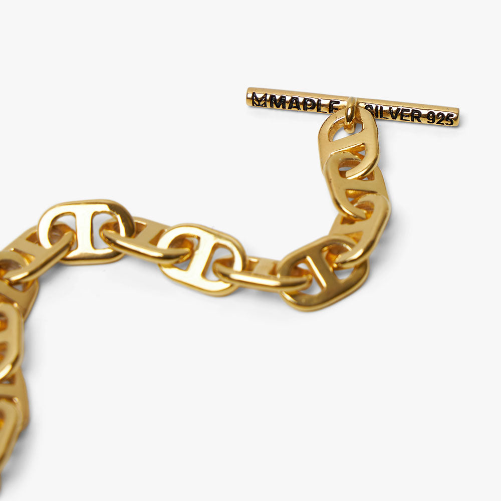  MAPLE Chain Link Bracelet / 14K Gold Plated、mySite、merchandisen