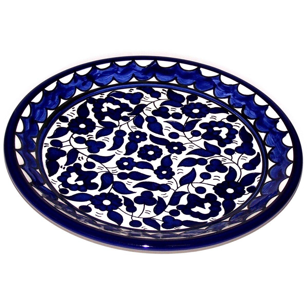  Armenian Ceramic Decorative Dinner or Display Plate (Asfour Outlet) - 9.5 Inches、mySite、elrpsem3k