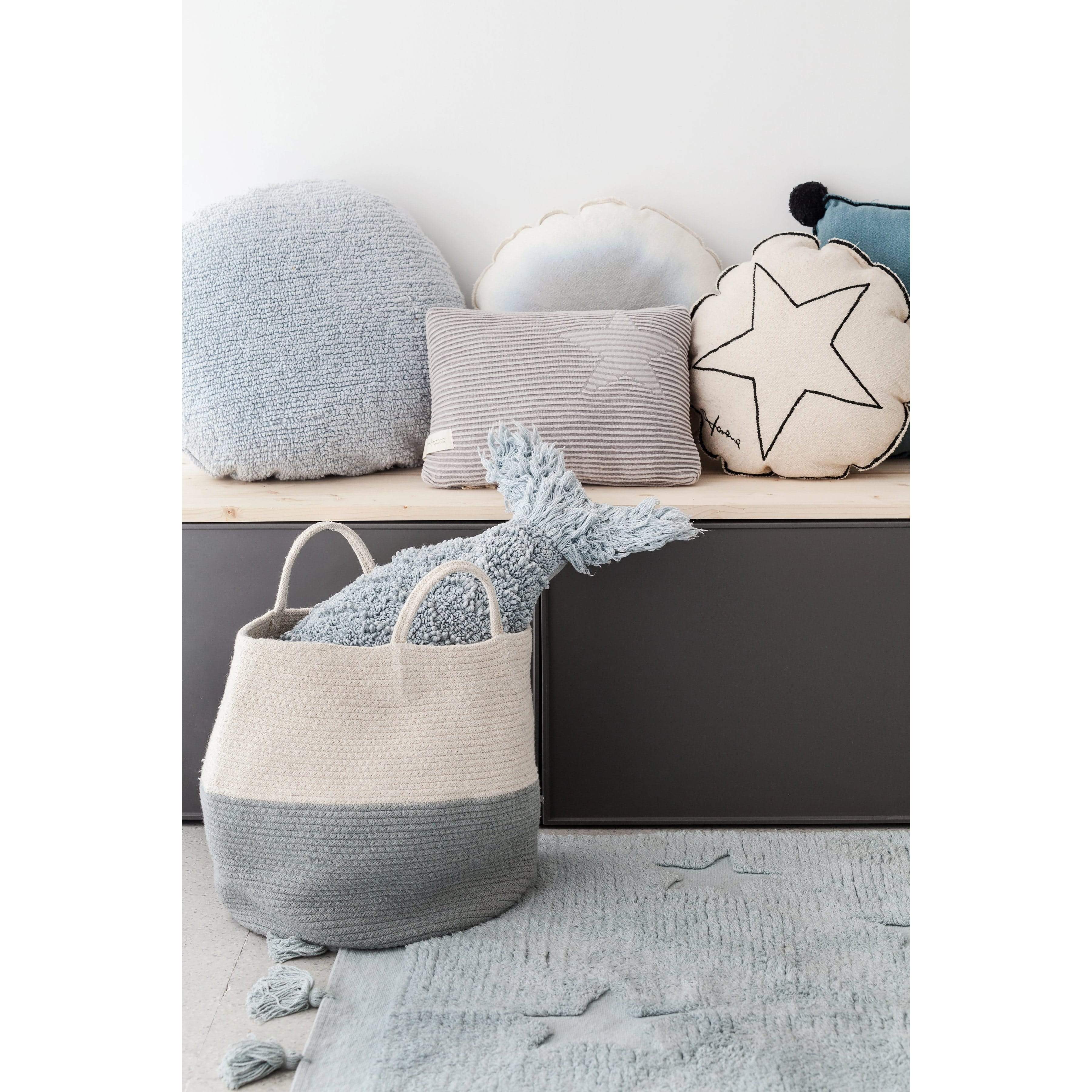 Zoco Vintage Blue Natural Basket、mySite、gigharbornorthrealestate