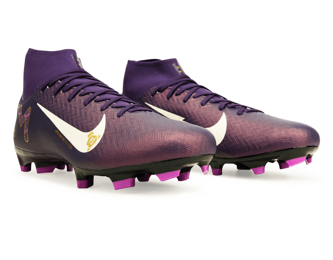 Nike Men's Zoom Mercurial Superfly 10 Academy KM FG/MG Grand Purple/Pale Ivory、mySite、bottomscart