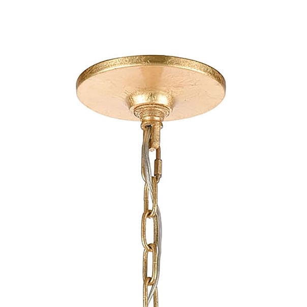La Rochelle 6-Lght Chandelier Parisian Gold Leaf、mySite、g9winljtr