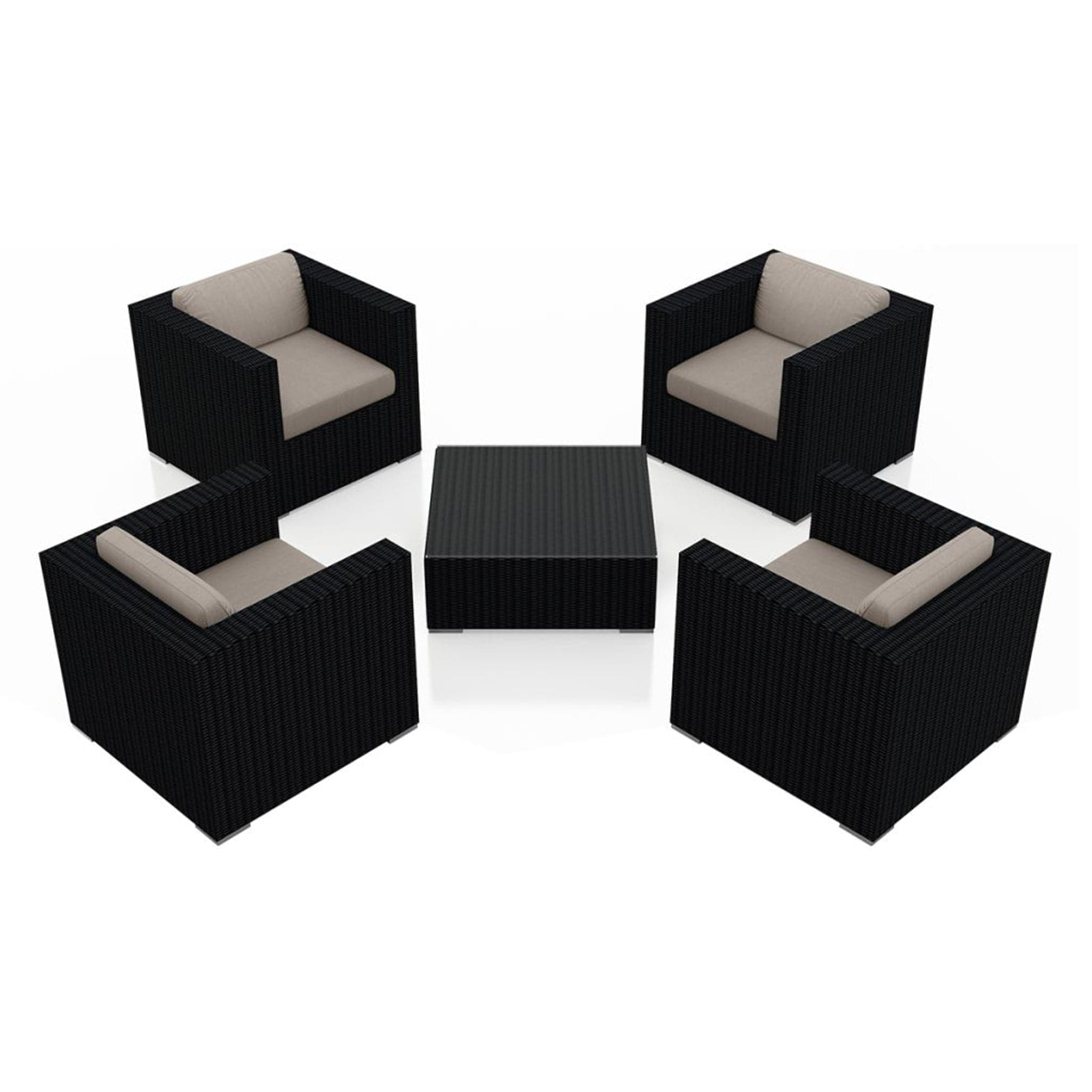 Urbana 5 Piece 4-Seat Club Chair Set、mySite、neckold