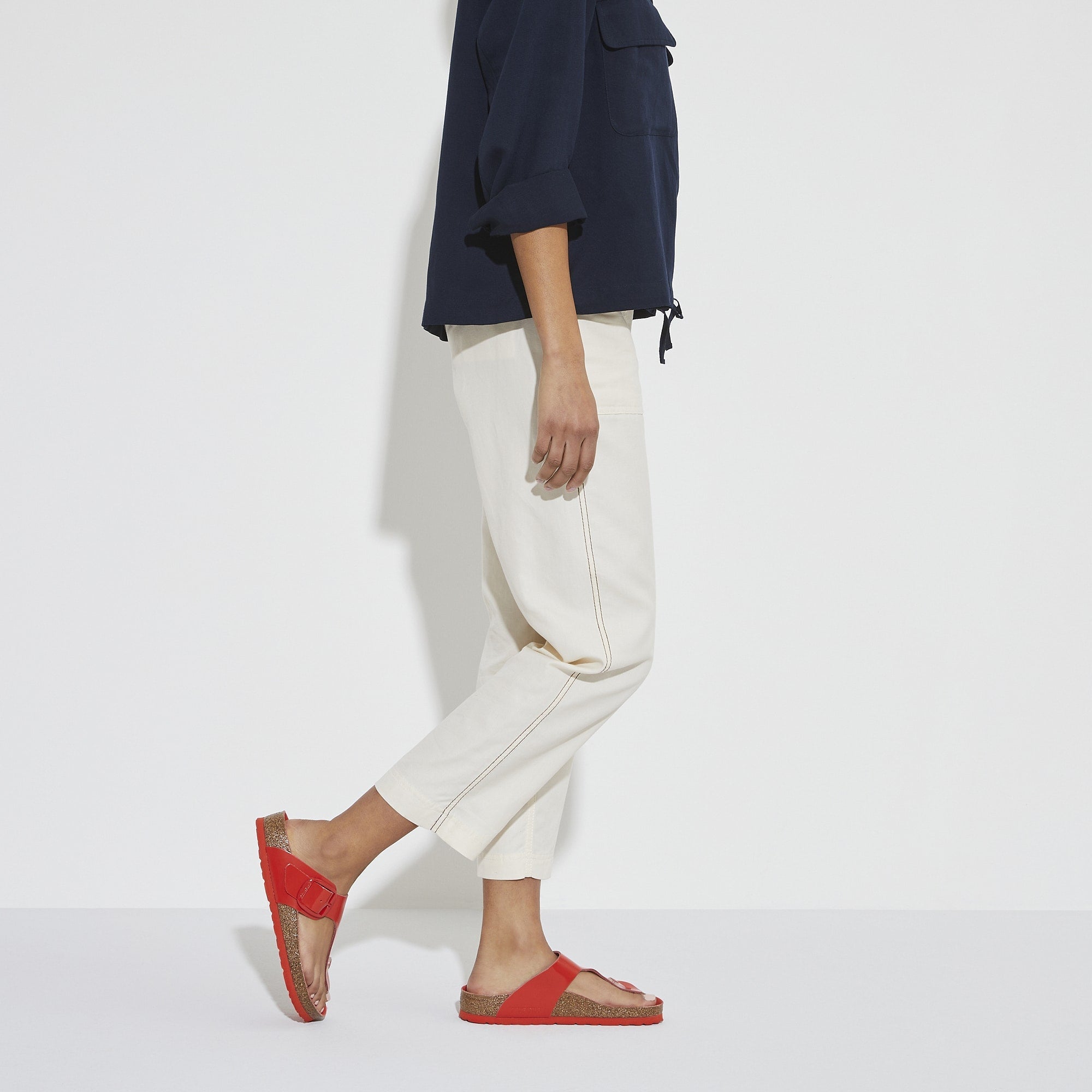 Gizeh Big Buckle Natural Leather Patent、mySite、gtrtttuynbv