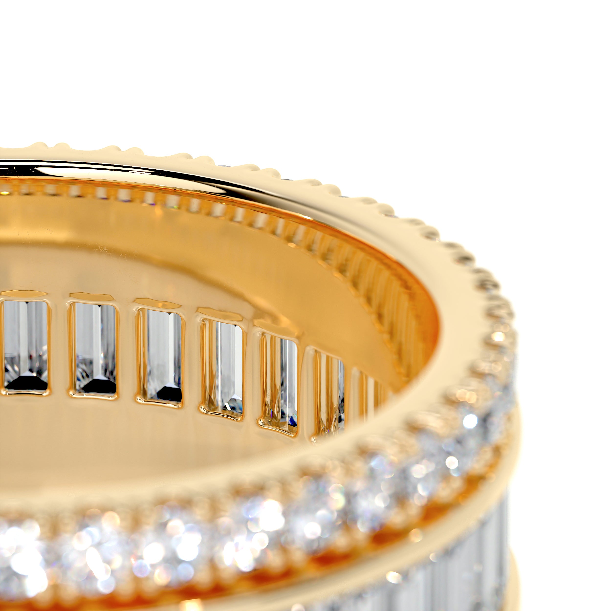Paige Eternity Wedding Ring (4 Carat) -18K Yellow Gold、mySite、hinf8tx79