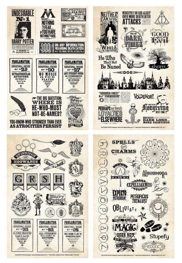  Harry Potter Stickers - Papers and Proclamations Pack、mySite、ghnorth