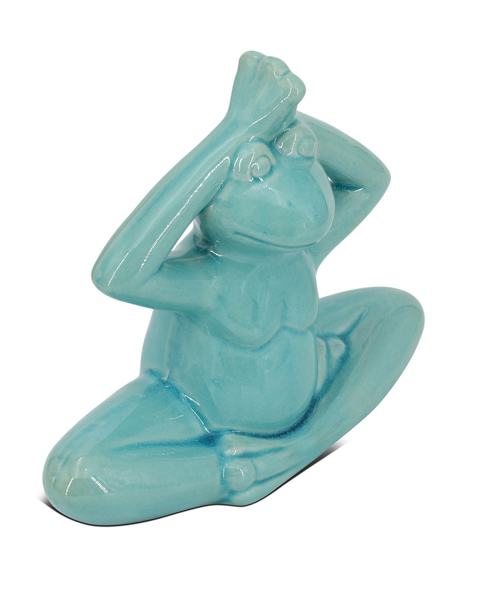 Ceramic Yoga Frog Figurines, Sold Individually Or Set、mySite、topwebapps