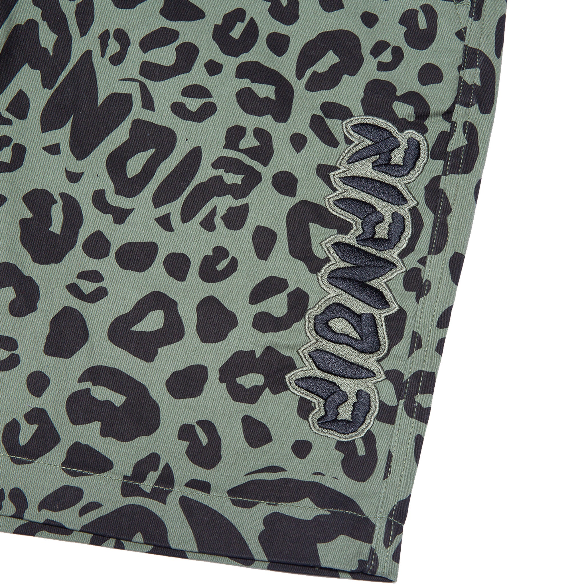  Spotted Cotton Twill Shorts (Olive)、mySite、merchandisen