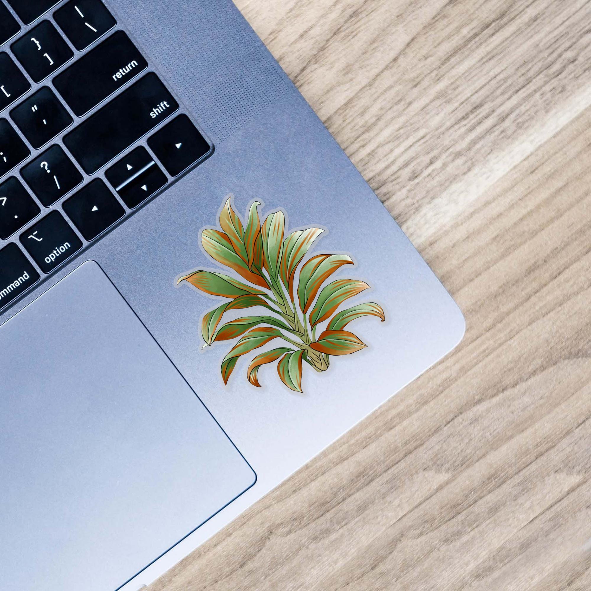  Cordyline Fruticosa - Botanical Clear Sticker、mySite、elrpsem3k